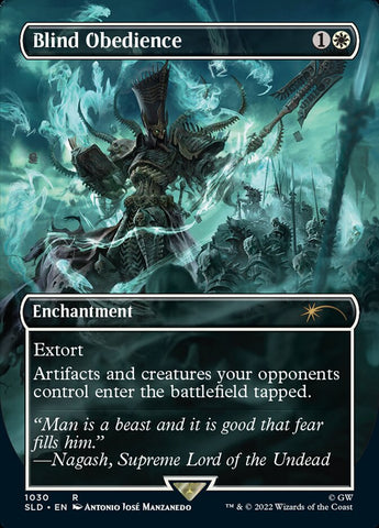 Blind Obedience (Borderless) [Secret Lair Drop Series] Magic: The Gathering