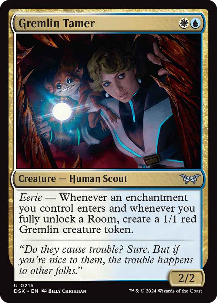 Gremlin Tamer [Duskmourn: House of Horror] Magic: The Gathering