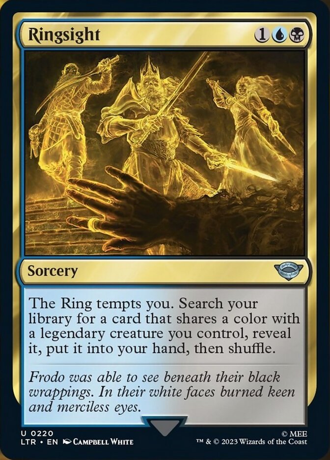 Ringsight [The Lord of the Rings: Tales of Middle-Earth] Magic: The Gathering