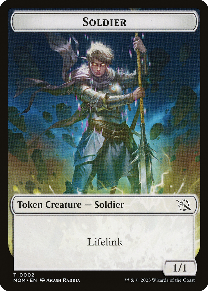 Soldier // Kraken Double-Sided Token [March of the Machine Tokens] Magic: The Gathering