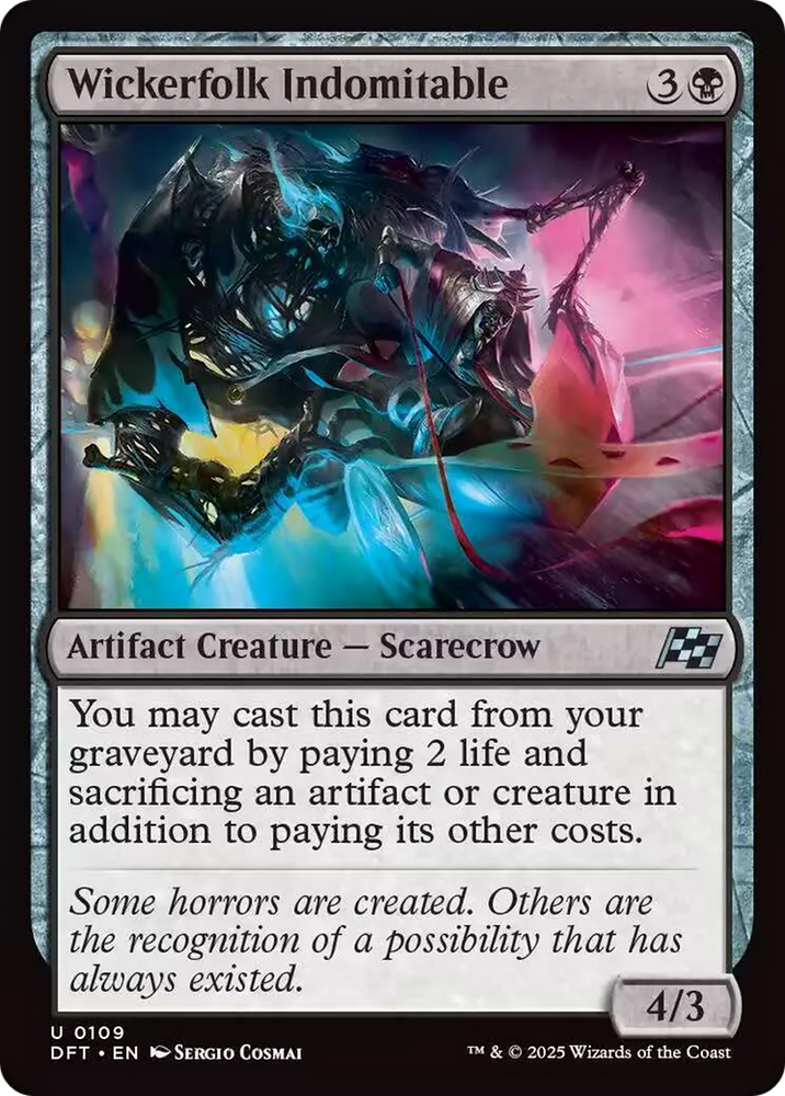 Wickerfolk Indomitable [Aetherdrift] Magic: The Gathering