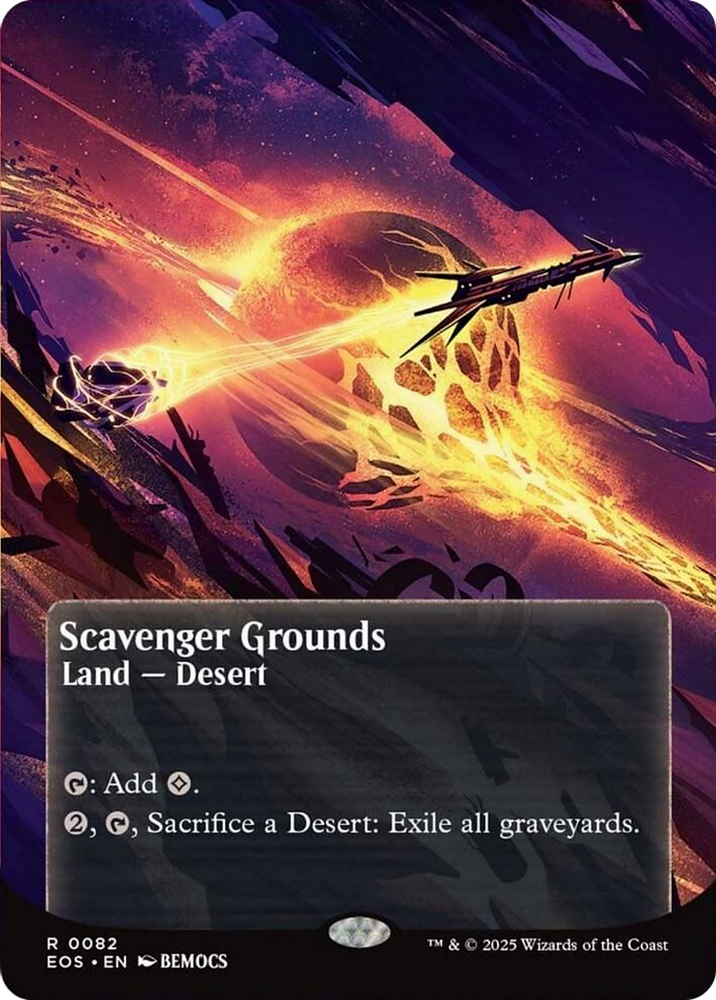 Scavenger Grounds (0082) (Borderless) [Edge of Eternities: Stellar Sights] Magic: The Gathering