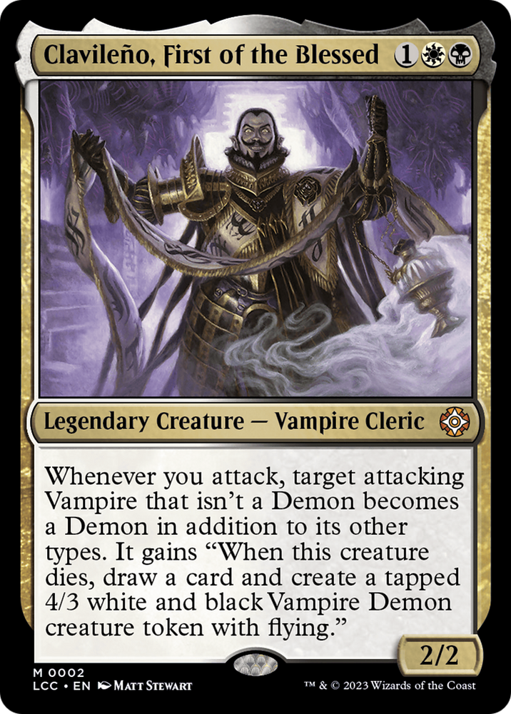 Clavileno, First of the Blessed [The Lost Caverns of Ixalan Commander] Magic: The Gathering