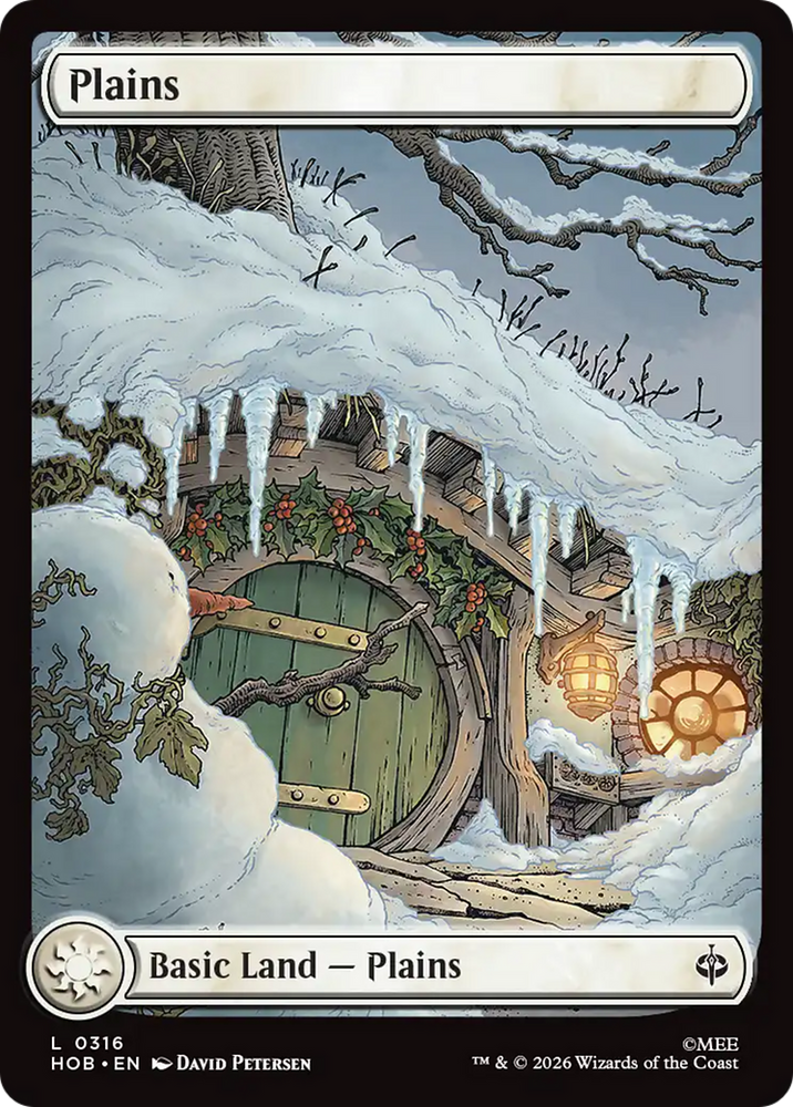 Plains (0320) (Surge Foil) [The Hobbit] Magic: The Gathering