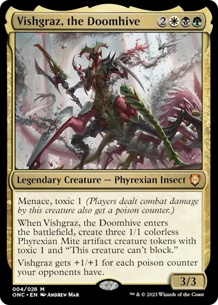 Vishgraz, the Doomhive [Phyrexia: All Will Be One Commander] Magic: The Gathering