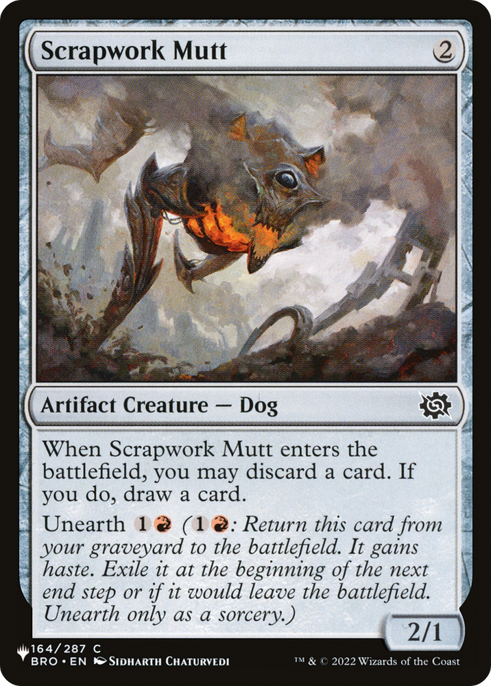 Scrapwork Mutt [The List] Magic: The Gathering