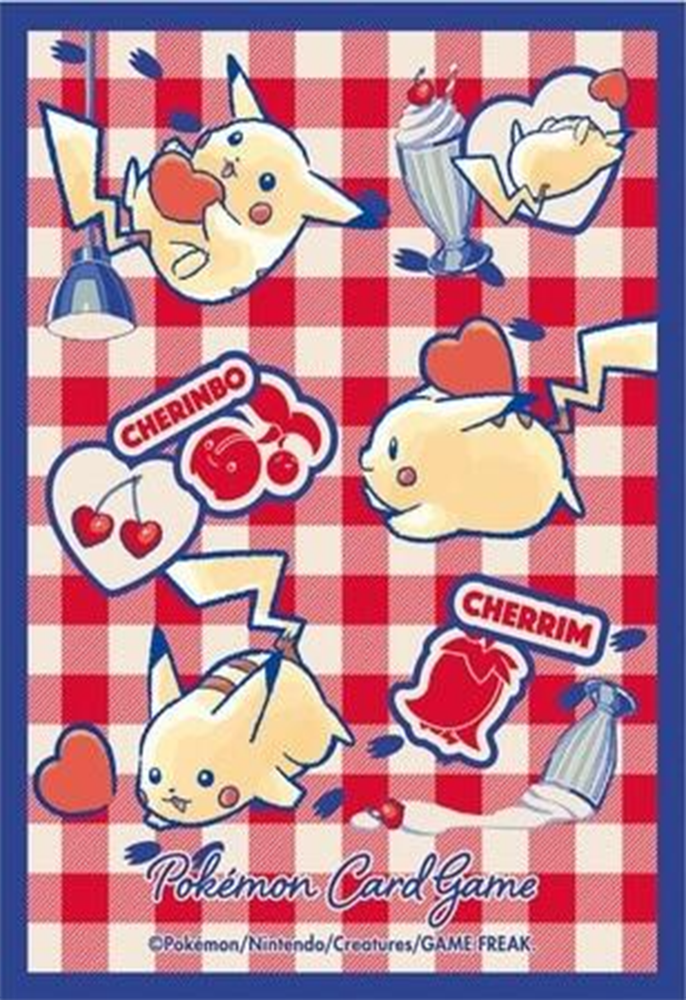 Card Sleeves - Pikachu and Cherrim (64-Pack) (Pokemon Center Japan Exclusive) Pokémon