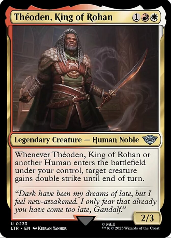 Theoden, King of Rohan [The Lord of the Rings: Tales of Middle-Earth] Magic: The Gathering