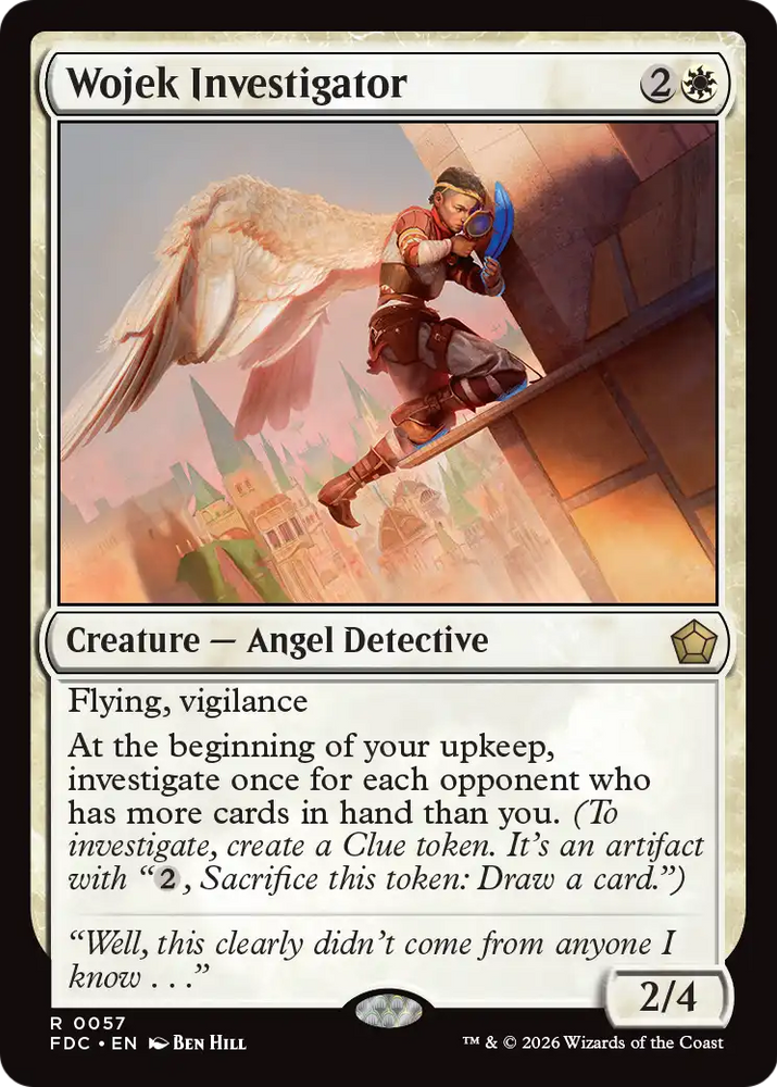Wojek Investigator [Foundations Commander] Magic: The Gathering