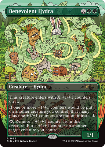 Benevolent Hydra (Rainbow Foil) [Secret Lair Drop Series] Magic: The Gathering