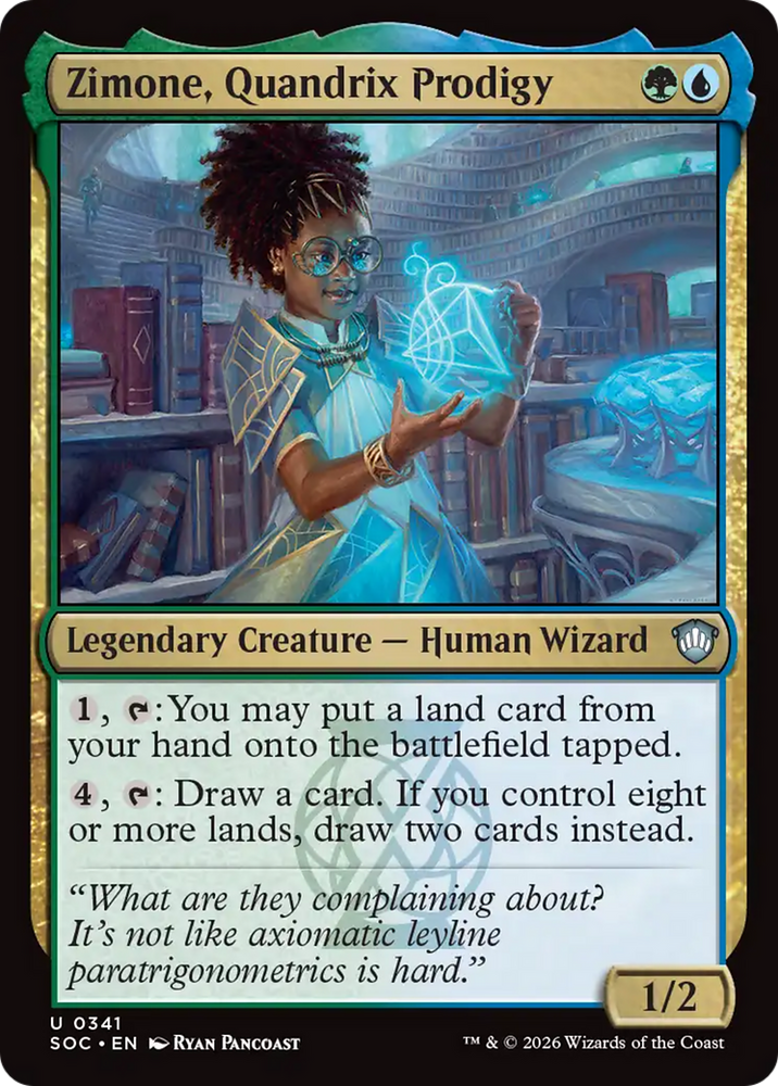Zimone, Quandrix Prodigy [Secrets of Strixhaven Commander] Magic: The Gathering