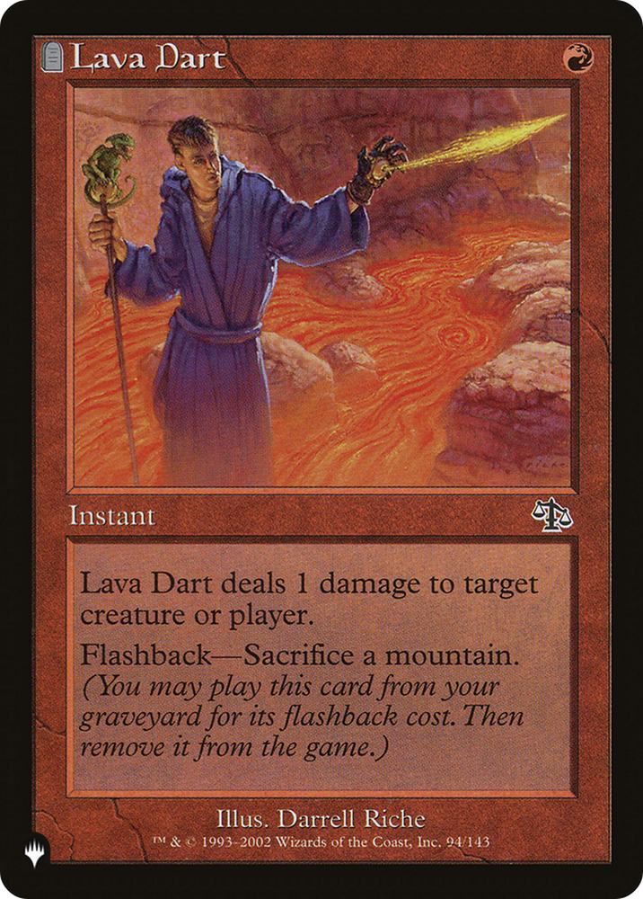 Lava Dart [The List] Magic: The Gathering