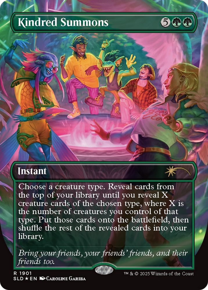 Kindred Summons (Double Rainbow Foil) [Secret Lair Drop Series] Magic: The Gathering