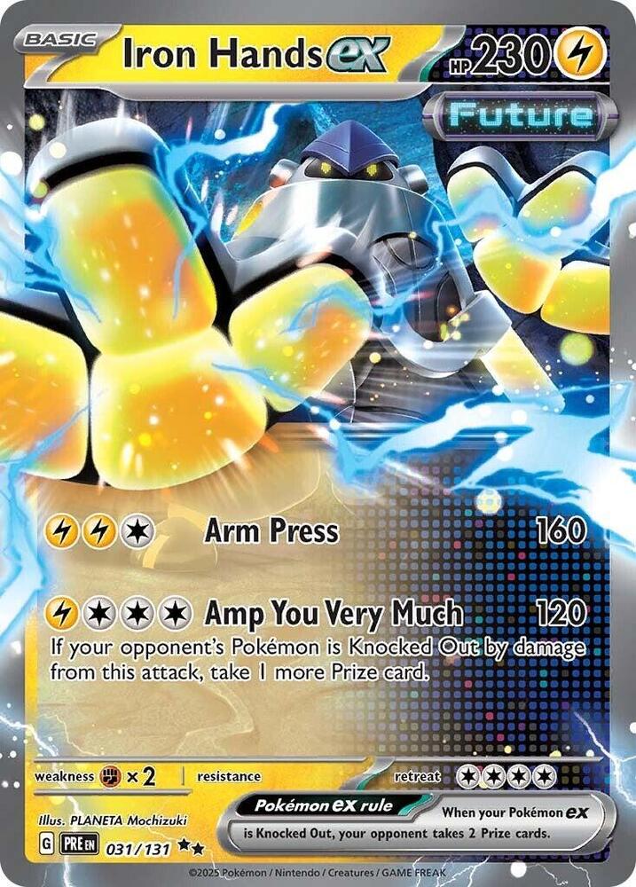 Iron Hands ex (031/131) [Scarlet & Violet: Prismatic Evolutions] Pokémon