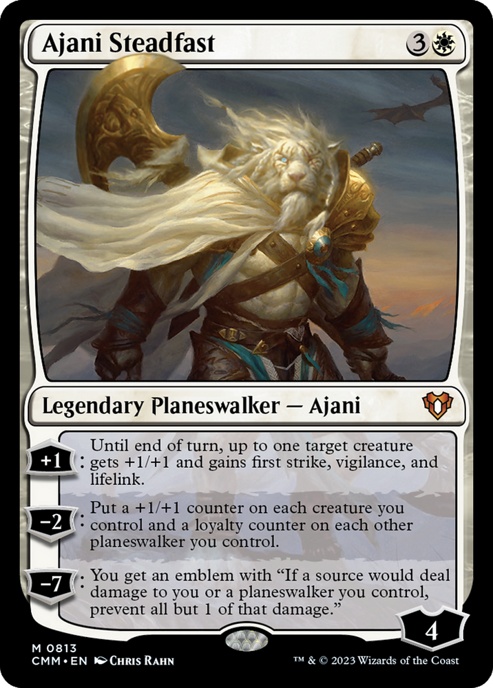 Ajani Steadfast [Commander Masters] Magic: The Gathering