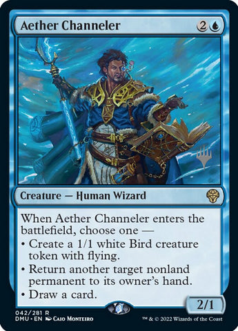 Aether Channeler (Promo Pack) [Dominaria United Promos] Magic: The Gathering