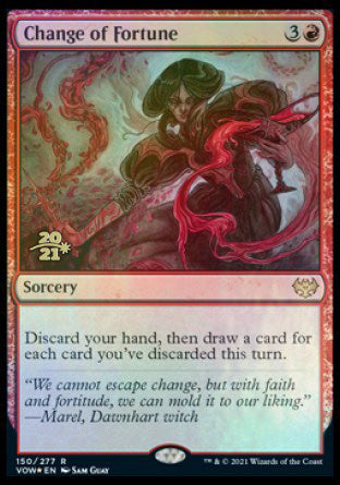 Change of Fortune [Innistrad: Crimson Vow Prerelease Promos] Magic: The Gathering