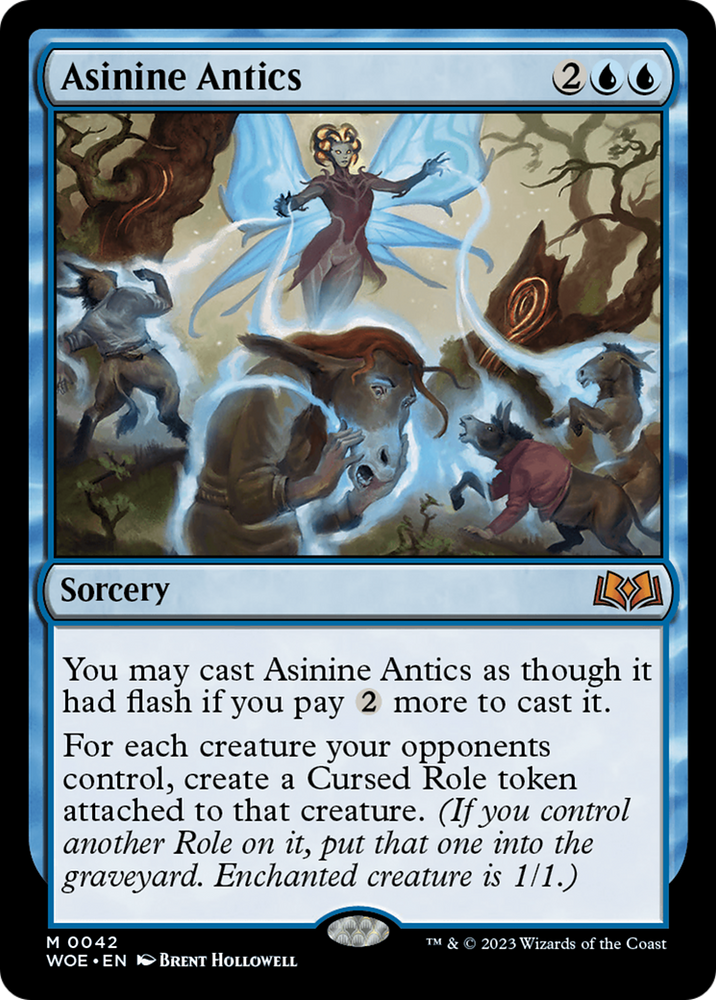 Asinine Antics [Wilds of Eldraine] Magic: The Gathering