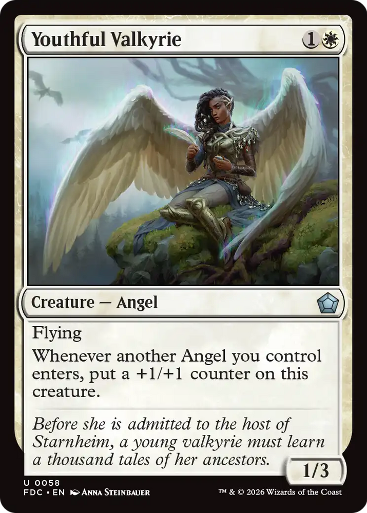Youthful Valkyrie [Foundations Commander] Magic: The Gathering
