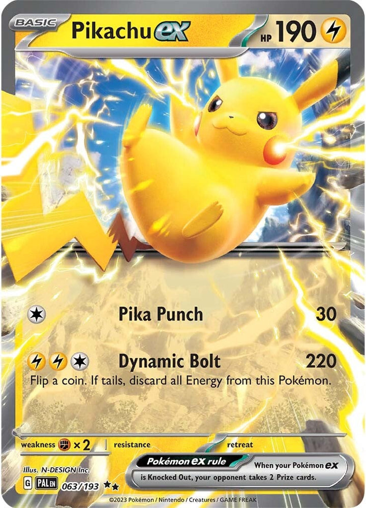 Pikachu ex (063/193) [Scarlet & Violet: Paldea Evolved] Pokémon