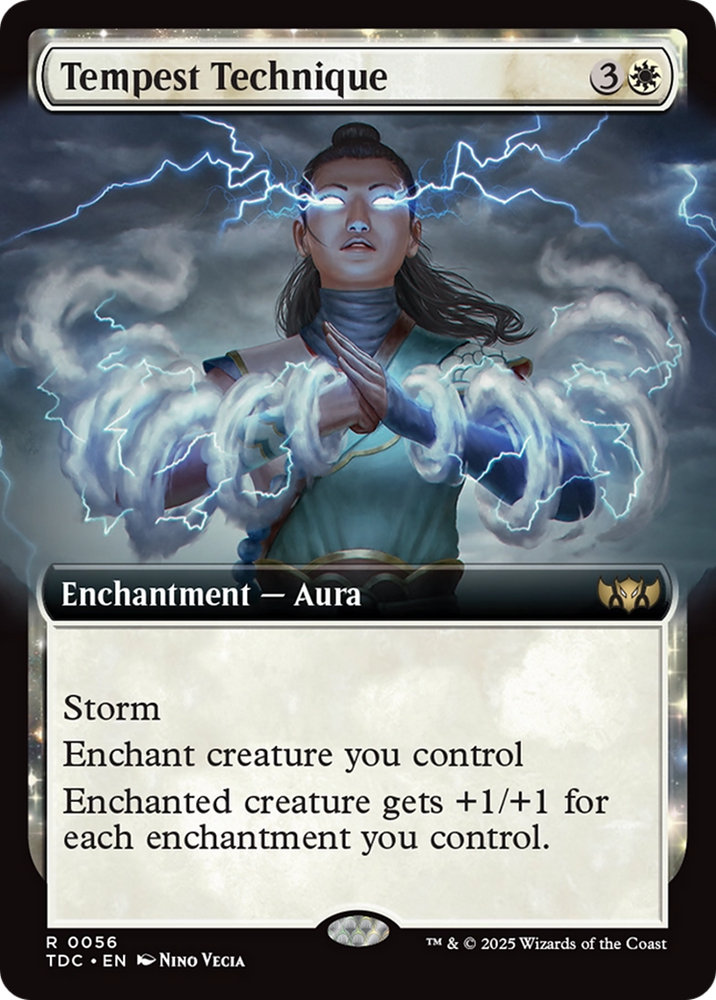 Tempest Technique (Extended Art) [Tarkir: Dragonstorm Commander] Magic: The Gathering