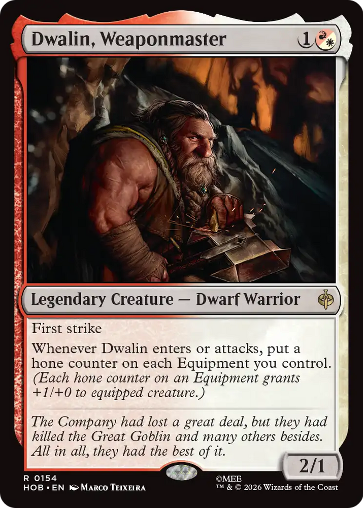 Dwalin, Weaponmaster [The Hobbit] Magic: The Gathering