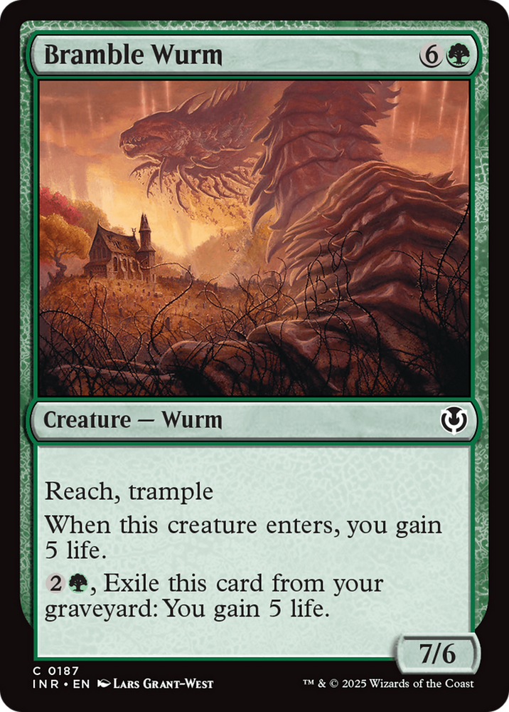 Bramble Wurm [Innistrad Remastered] Magic: The Gathering