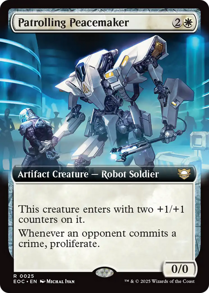 Patrolling Peacemaker (Extended Art) [Edge of Eternities Commander] Magic: The Gathering