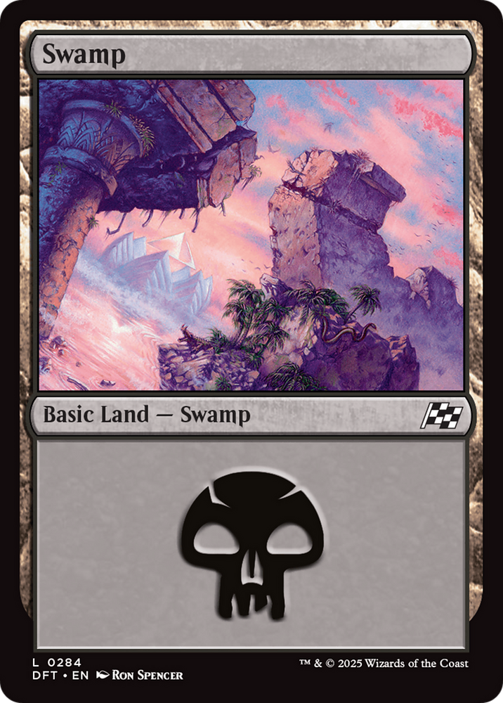 Swamp (0284) [Aetherdrift] Magic: The Gathering