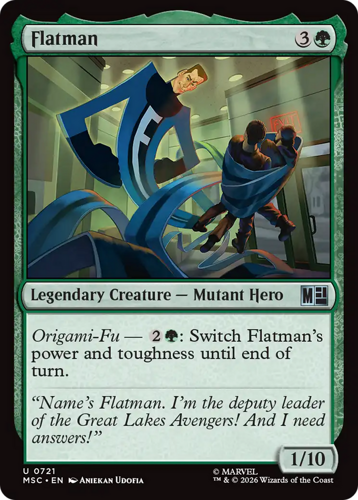 Flatman [Marvel Super Heroes Commander] Magic: The Gathering