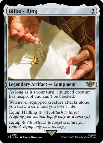 Bilbo's Ring [The Lord of the Rings: Tales of Middle-Earth] Magic: The Gathering