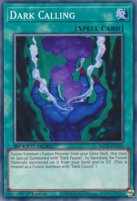 Dark Calling [SGX3-ENA14] Common Yu-Gi-Oh!