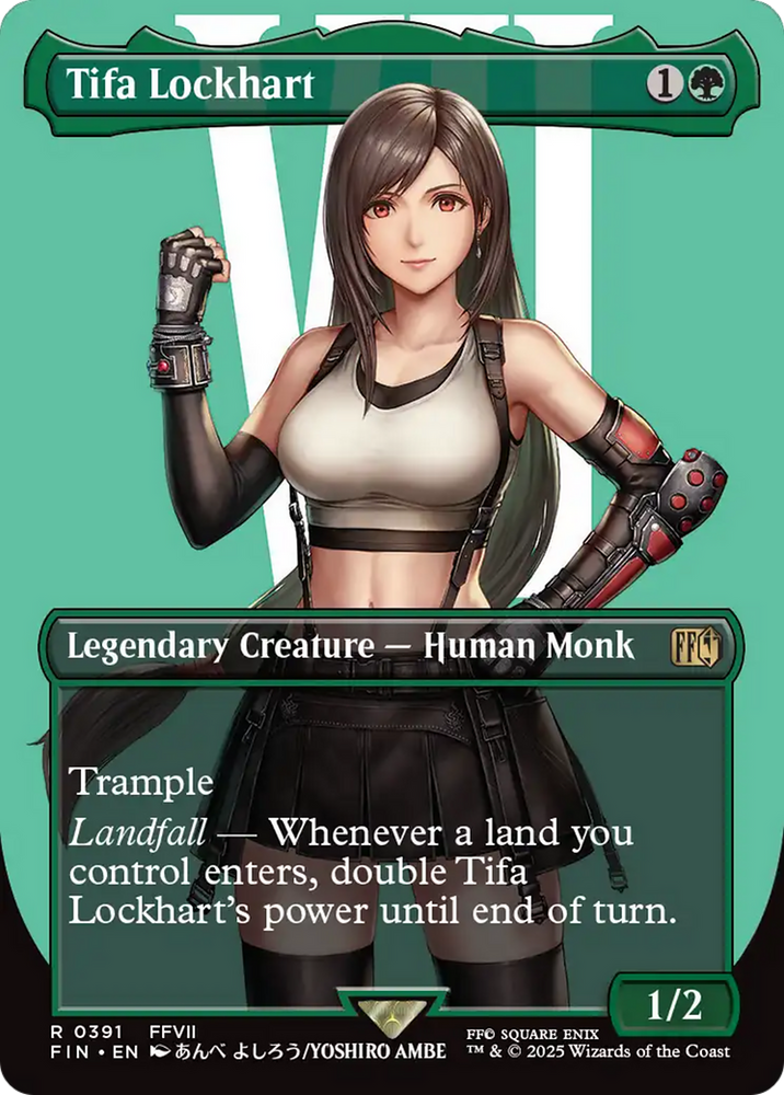 Tifa Lockhart (Borderless) [FINAL FANTASY] Magic: The Gathering
