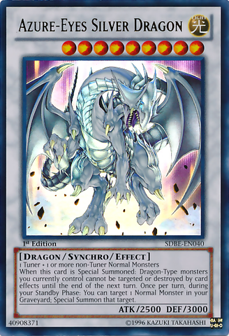 Azure-Eyes Silver Dragon [SDBE-EN040] Ultra Rare Yu-Gi-Oh!