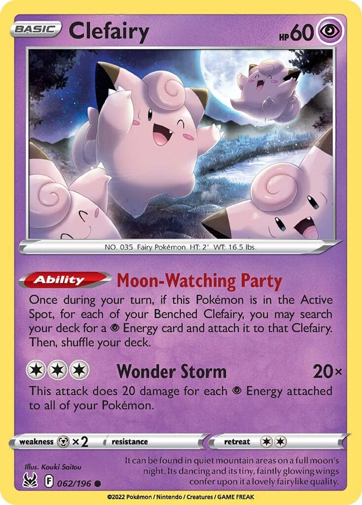 Clefairy (062/196) [Sword & Shield: Lost Origin] Pokémon