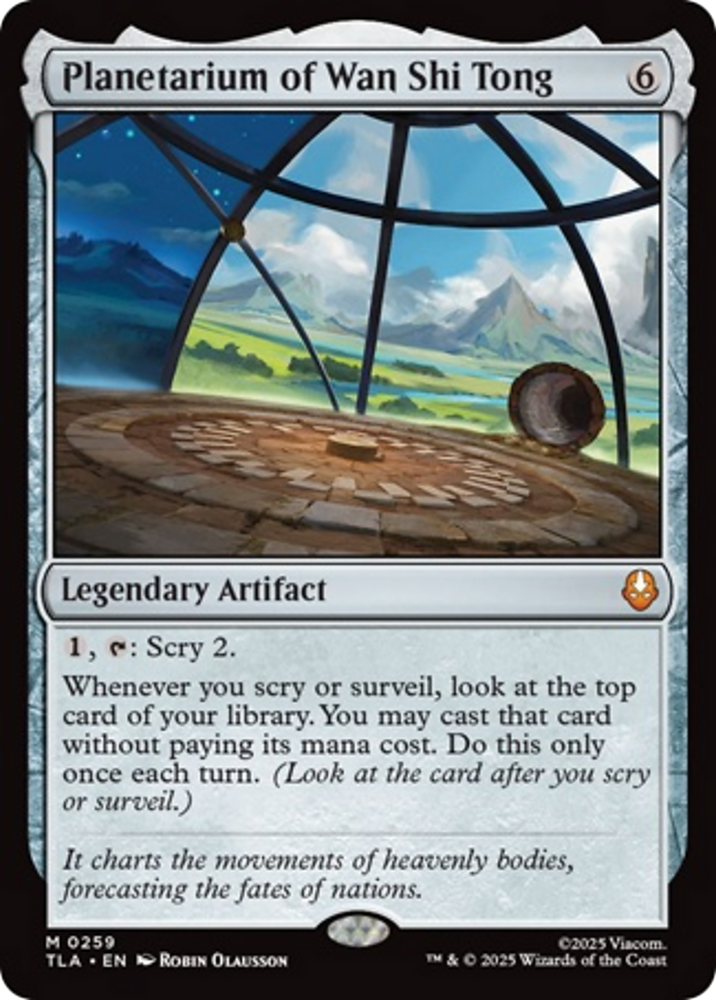 Planetarium of Wan Shi Tong [Avatar: The Last Airbender] Magic: The Gathering