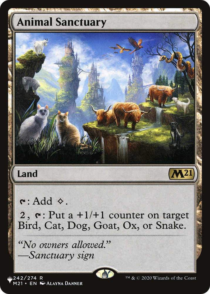 Animal Sanctuary [The List] Magic: The Gathering