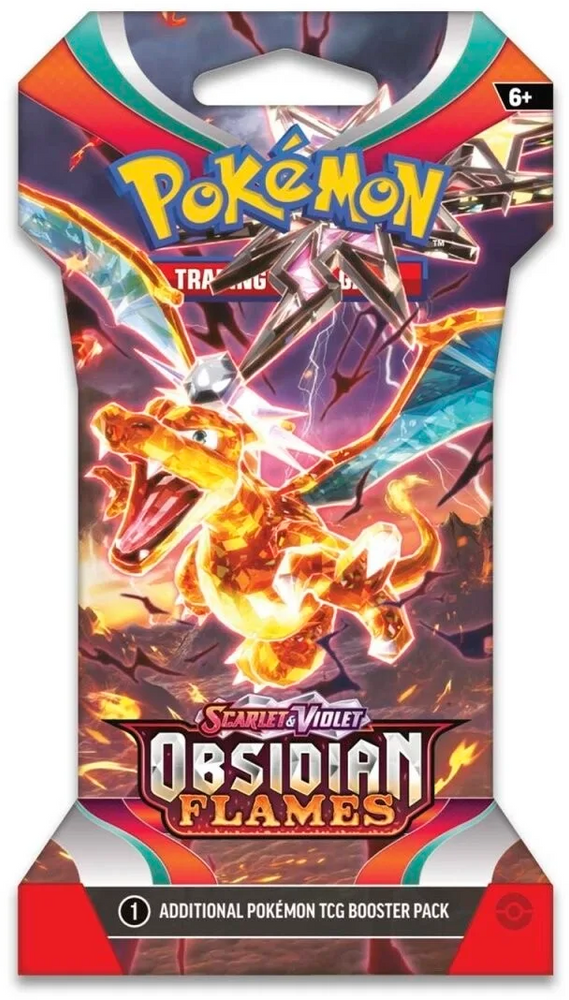 Scarlet & Violet: Obsidian Flames - Sleeved Booster Pack Pokémon