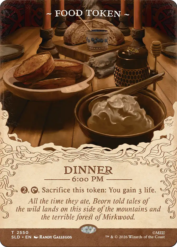 Food Token (2550) [Secret Lair Drop Series] Magic: The Gathering