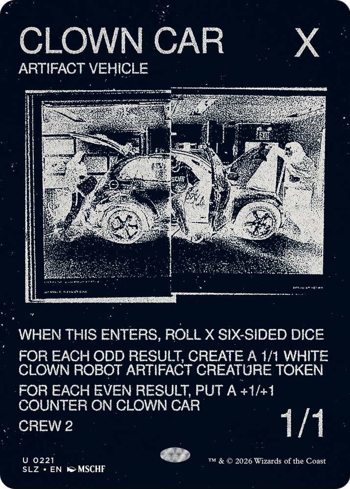 Clown Car (0221) [Secret Lair x MSCHF: The Zeta Set] Magic: The Gathering