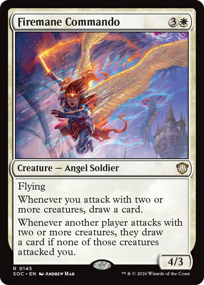 Firemane Commando [Secrets of Strixhaven Commander] Magic: The Gathering