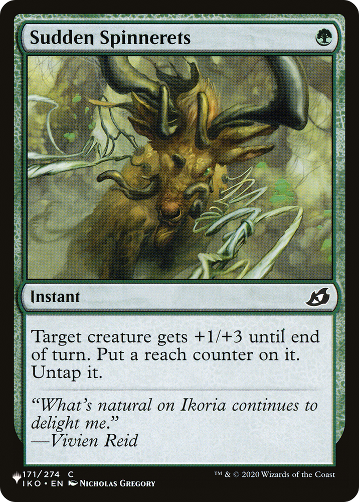 Sudden Spinnerets [The List] Magic: The Gathering