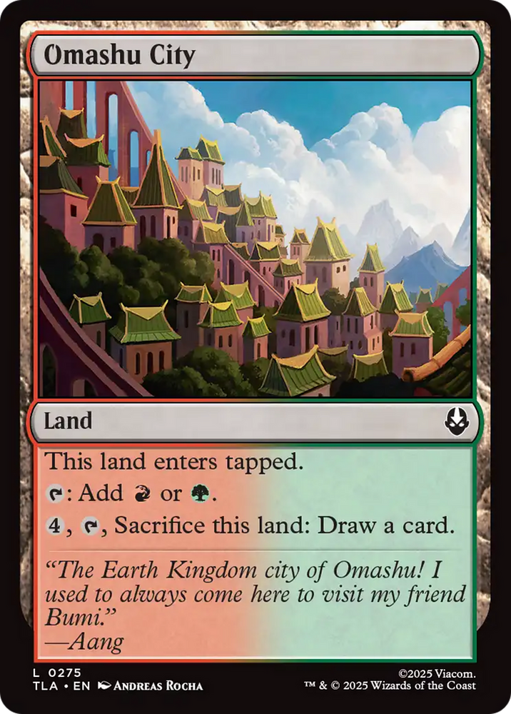 Omashu City [Avatar: The Last Airbender] Magic: The Gathering