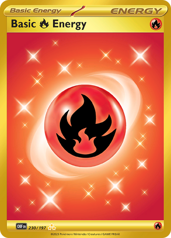 Basic Fire Energy (230/197) [Scarlet & Violet: Obsidian Flames] Pokémon