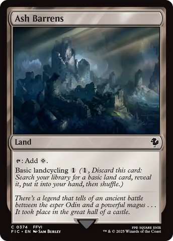 Ash Barrens [FINAL FANTASY Commander] Magic: The Gathering