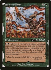 Squirrel Farm (4th Place) (Oversized) [Oversize Cards] Magic: The Gathering