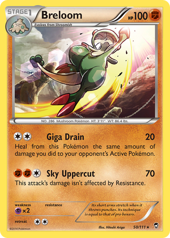 Breloom (50/111) [XY: Furious Fists] Pokémon