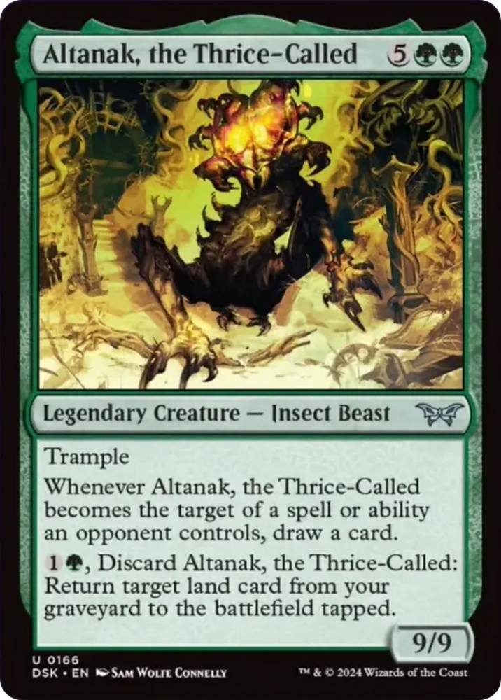 Altanak, the Thrice-Called [Duskmourn: House of Horror] Magic: The Gathering