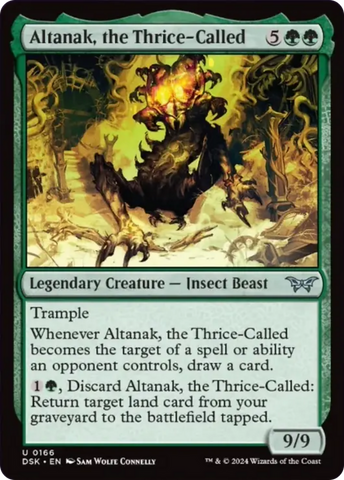 Altanak, the Thrice-Called [Duskmourn: House of Horror] Magic: The Gathering