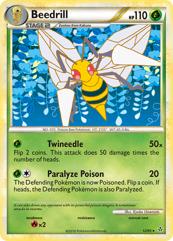 Beedrill (12/95) [HeartGold & SoulSilver: Unleashed] Pokémon